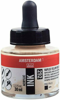 Črnilo Amsterdam Acrylic Ink 30 ml 292 Naples Yellow Red Light - 1