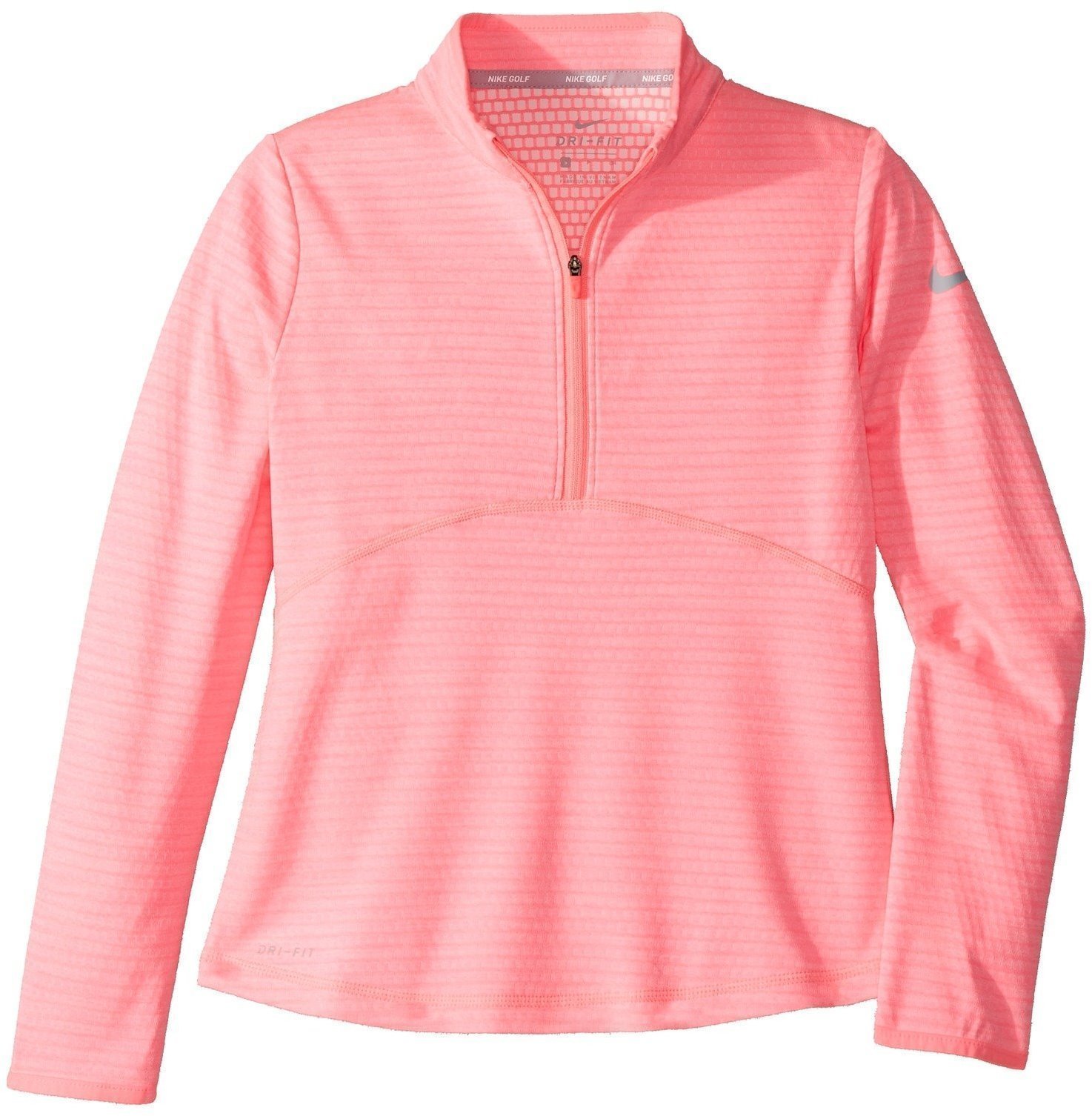 Sudadera con capucha/Suéter Nike Girls Dry Long Sleeve Top Sunset Pulse/Flt Silver S