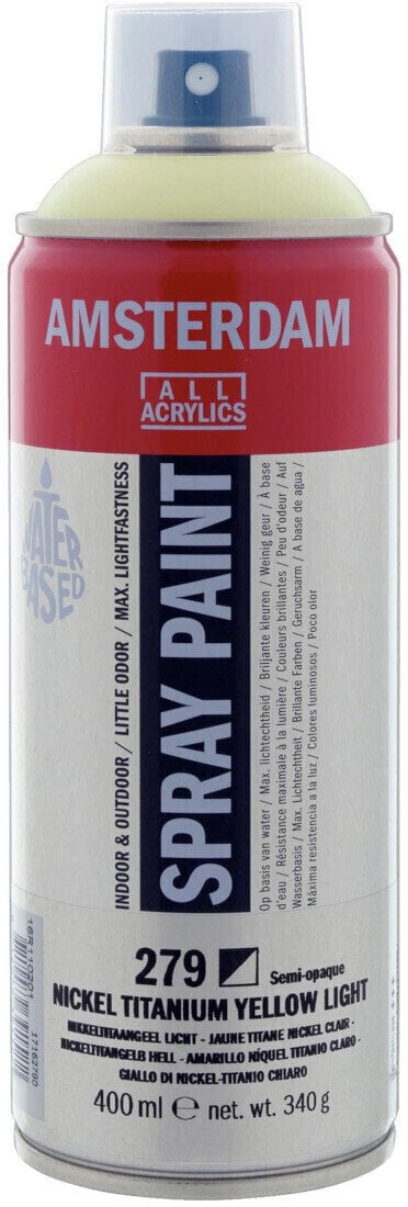 Sprühfarbe Amsterdam 17162790 Sprühfarbe Nickel Titanium Yellow Light 400 ml 1 stk