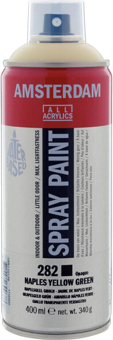 Peinture en aérosol
 Amsterdam 17162820 Peinture en aérosol Naples Yellow Green 400 ml 1 pc
