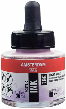 Atrament Amsterdam 17203610 Akrylový tuš 361 Light Rose 30 ml 1 ks - 1