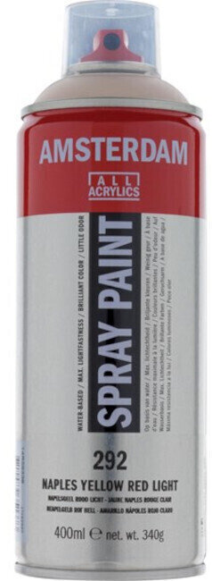Peinture en aérosol
 Amsterdam 17162920 Peinture en aérosol Naples Yellow Red Light 400 ml 1 pc