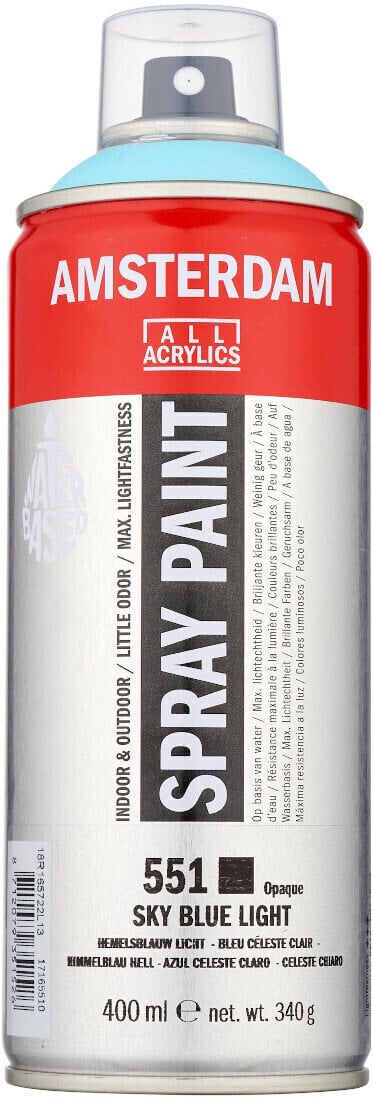 Peinture en aérosol
 Amsterdam 17165510 Peinture en aérosol Sky Blue Light 400 ml 1 pc