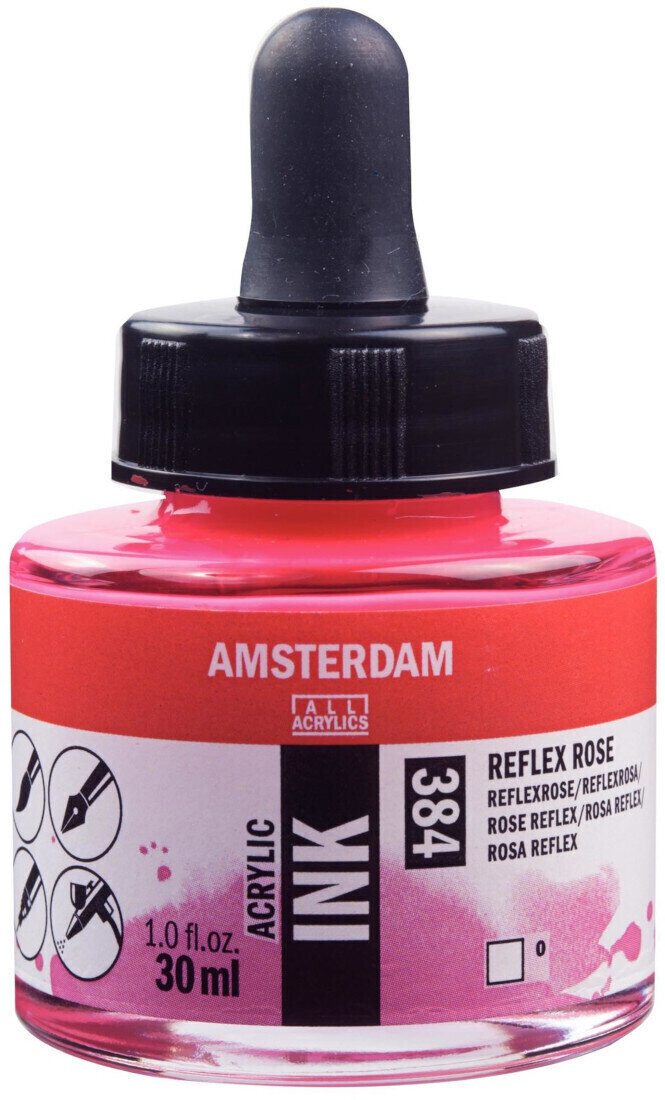 Encre Amsterdam 17203840 Encre acrylique 384 Reflex Rose 30 ml 1 pc