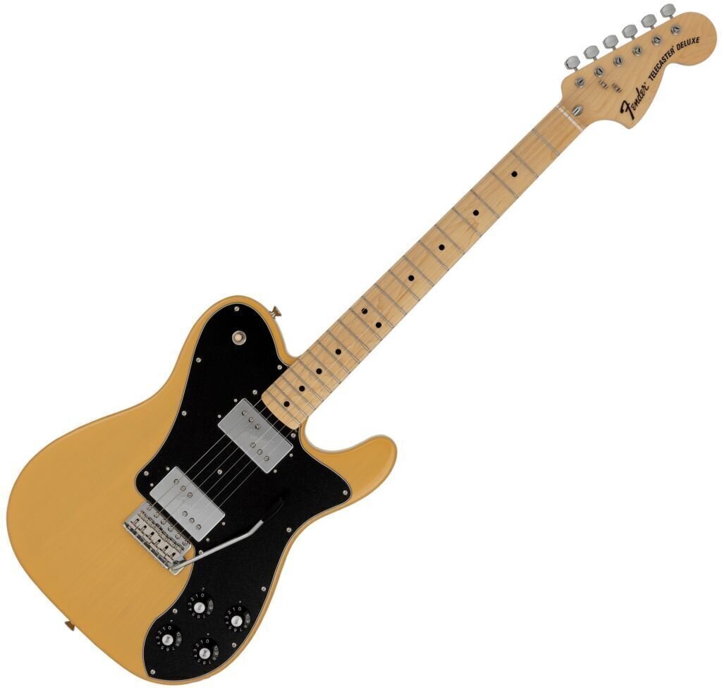 Guitare électrique Fender MIJ Deluxe 70s Telecaster MN Butterscotch Blonde