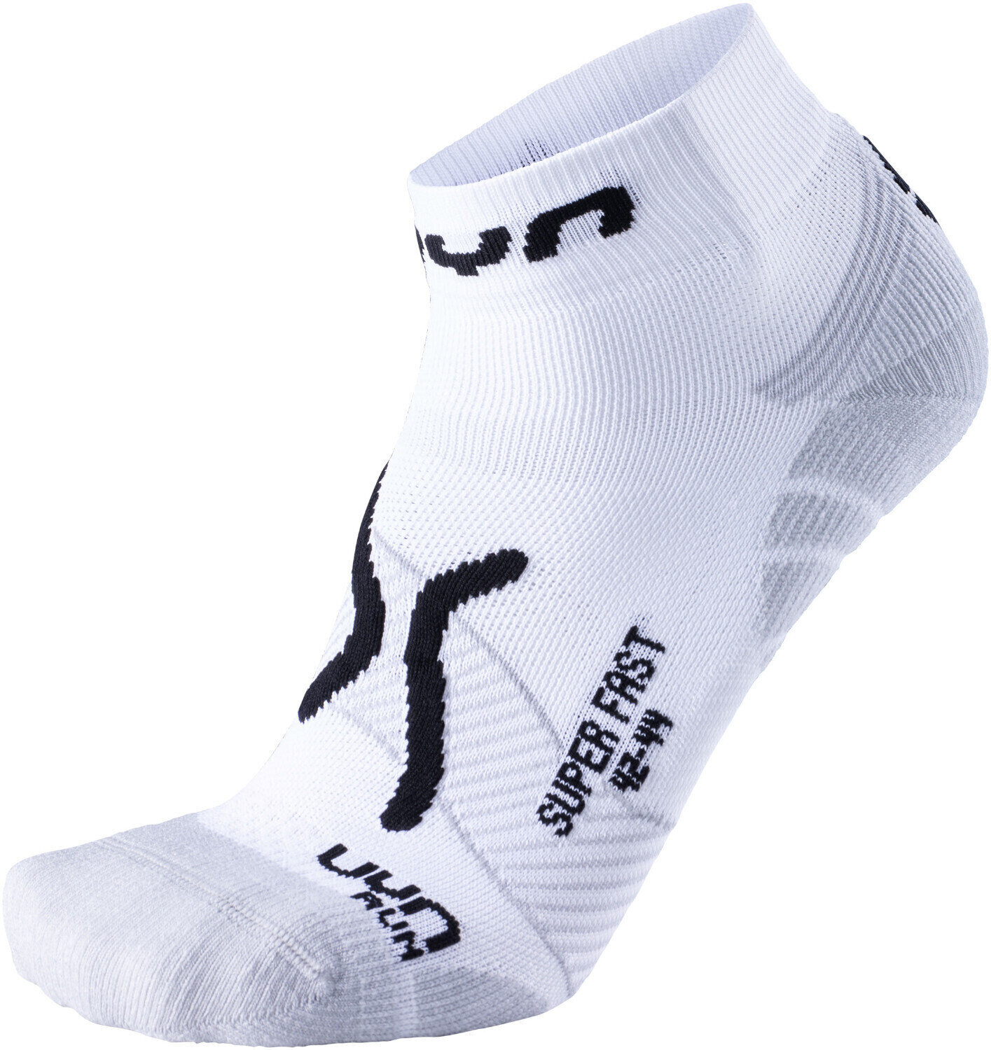 Κάλτσες Τρεξίματος UYN Run Super Fast Λευκό-Black 39/41 Κάλτσες Τρεξίματος