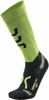 Κάλτσες Τρεξίματος UYN Run Compression Fly Acid Green-Black 39/41 Κάλτσες Τρεξίματος - 1