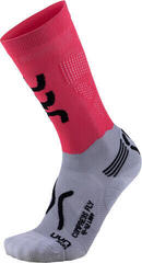 UYN Run Compression Fly Anthracite-Coral Fluo/Knee Socks