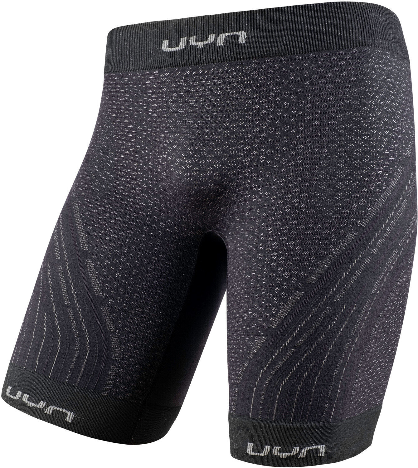 Lühikesed jooksupüksid UYN Alpha Coolboost Running Man Pants Short Black/Jet Black M