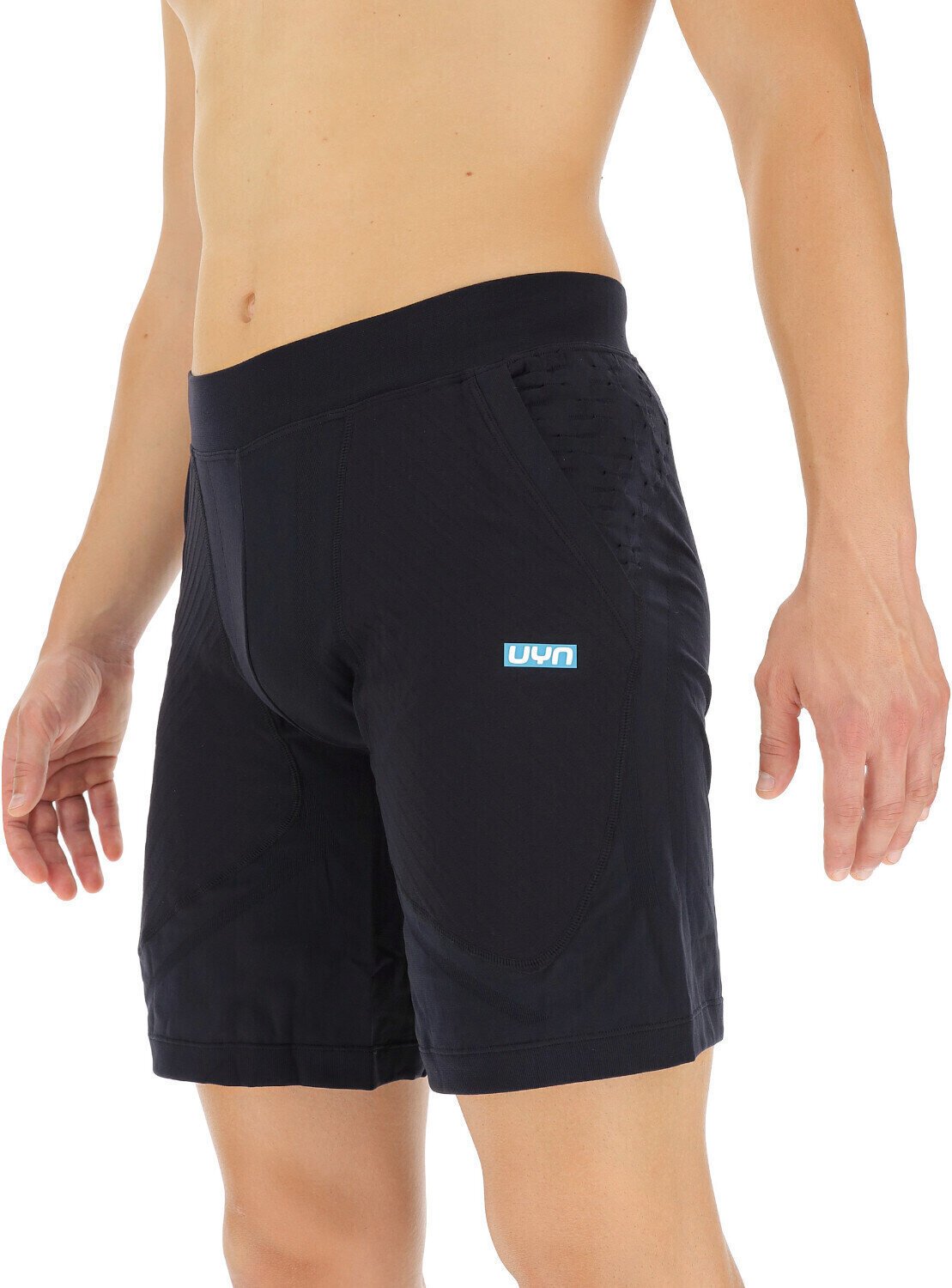 Running shorts UYN Run Fit Pant Short Blackboard XL Running shorts
