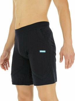Running shorts UYN Run Fit Pant Short Blackboard XL Running shorts - 1