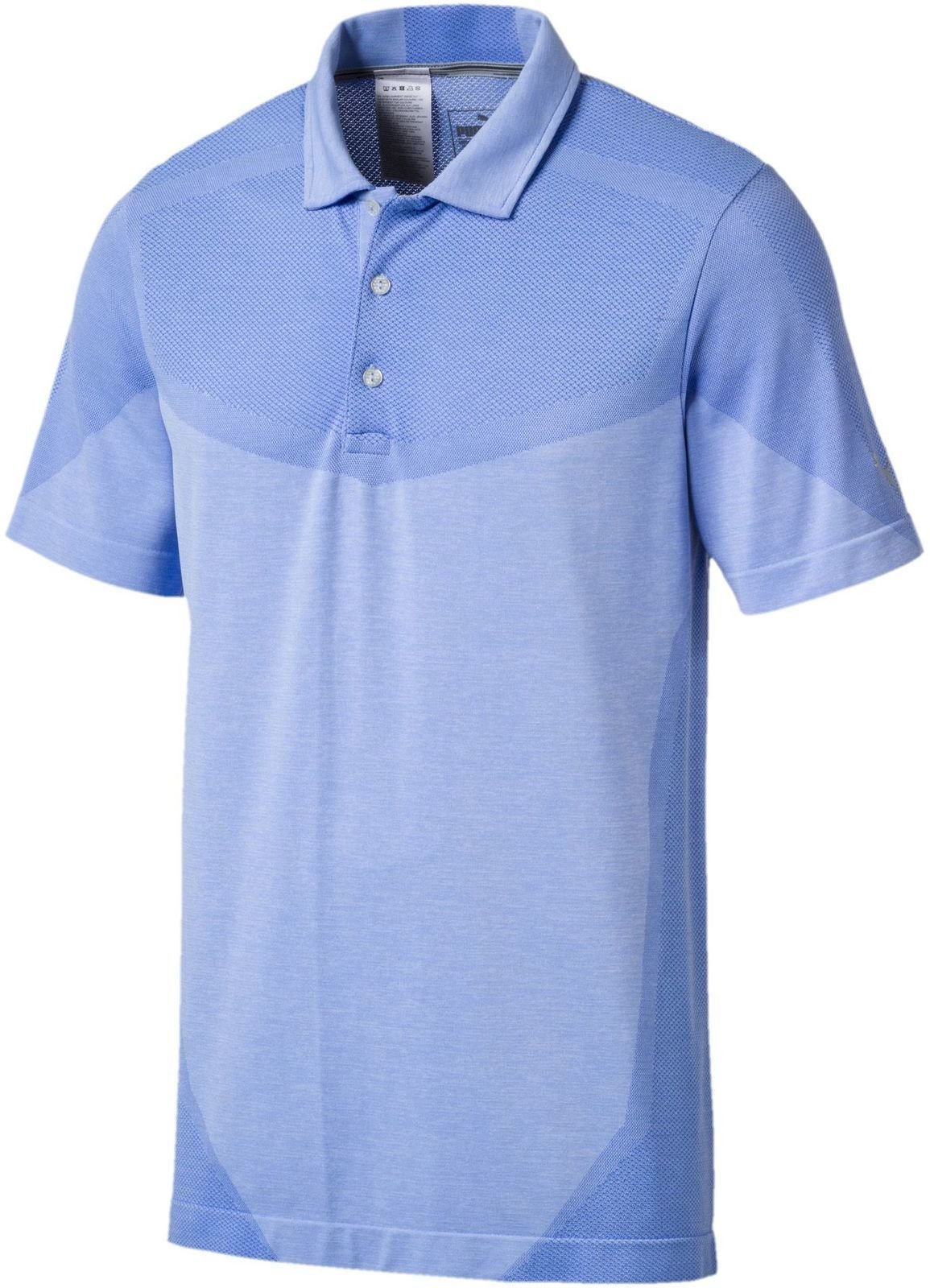 Camisa pólo Puma Evoknit Block Seamless Mens Polo Shirt Marina XL