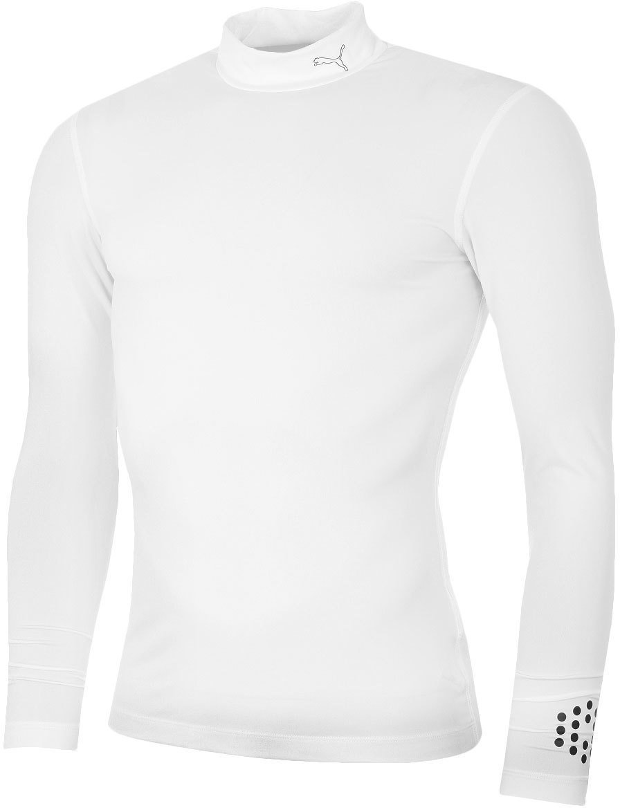 Vêtements thermiques Puma Mens Baselayer Mock bright white XL