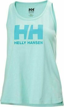 Camisa Helly Hansen W HH Logo Singlet Camisa Blue Tint L - 1