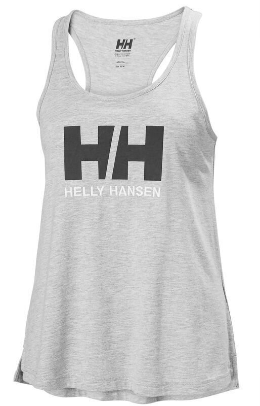 Tričko Helly Hansen W HH Logo Singlet Tričko Grey Melange XL