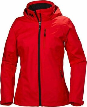 Giacca Helly Hansen Women's Crew Hooded Midlayer Giacca Alert Red L - 1