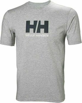 Hemd Helly Hansen Men's HH Logo Hemd Grey Melange S - 1