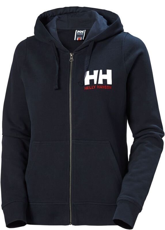 Luvtröja Helly Hansen Women's HH Logo Full Zip Luvtröja Navy XL