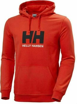 Hoodie Helly Hansen Men's HH Logo Hoodie Alert Red 2XL - 1