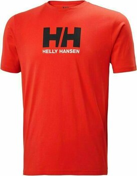 Camisa Helly Hansen Men's HH Logo Camisa Alert Red 2XL - 1