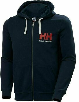Hoodie Helly Hansen Men's HH Logo Full Zip Hoodie Navy L - 1