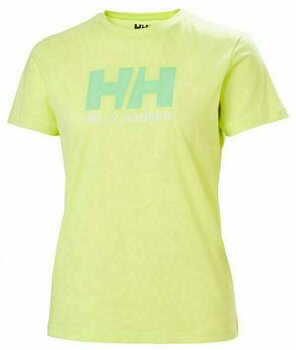 Hemd Helly Hansen Women's HH Logo Hemd Lime M - 1