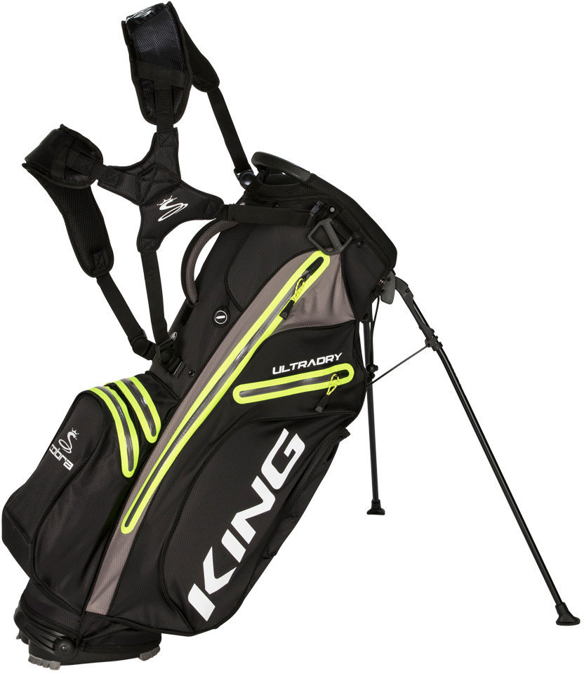 Saco de golfe Cobra Golf King UltraDry Black Stand Bag