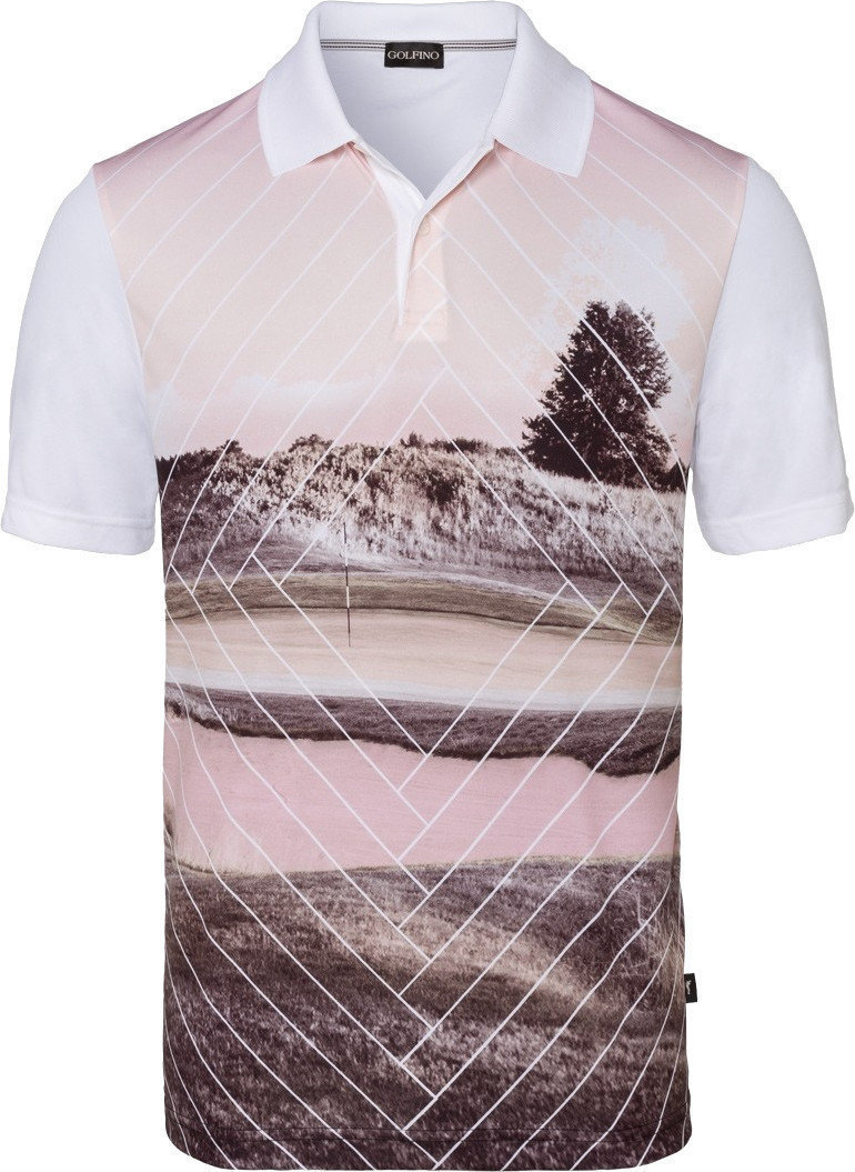 Camiseta polo Golfino Mens Printed Polo 100 54