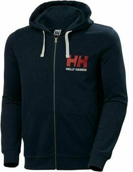 Felpa Helly Hansen Men's HH Logo Full Zip Felpa Navy M - 1