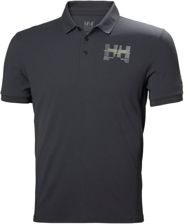 T-Shirt Helly Hansen HP Racing Polo T-Shirt Ebony 2XL