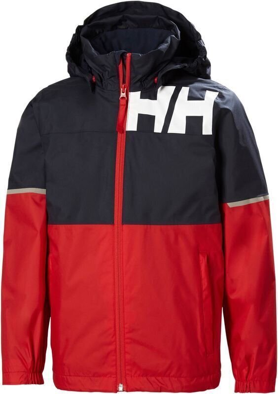 Vêtements de navigation pour enfants Helly Hansen JR Pursuit Jacket Alert Red 164