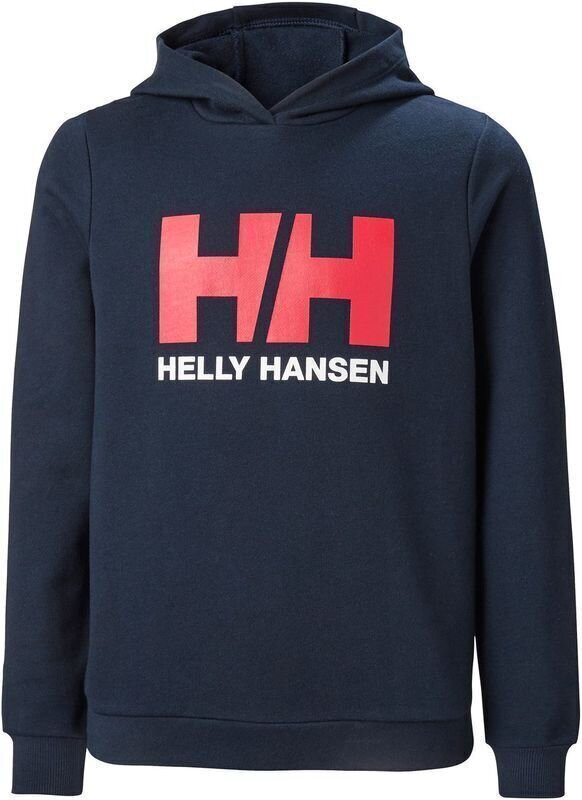 Odzież żeglarska dla dzieci Helly Hansen JR HH Logo Hoodie Navy 128