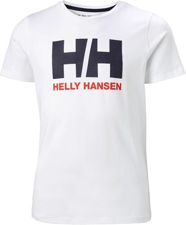 Zeilkleding Kinderen Helly Hansen JR HH Logo T-Shirt Wit 128