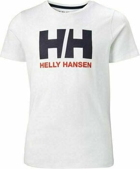 Vêtements de navigation pour enfants Helly Hansen JR HH Logo T-Shirt Blanc 128 - 1