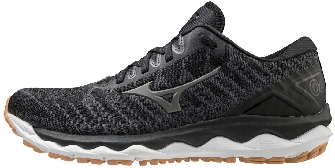 Maantee jooksujalatsid Mizuno Wave Sky 4 Waveknit Black/Metalic Shadow/Biscuit 43/9