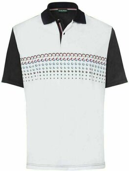 Polo Shirt Golfino Golf Ball Printed Black 48 Polo Shirt - 1