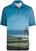 Polo trøje Golfino All-over Printed Mens Polo Shirt  Ocean 54