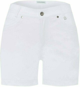 Pantalones cortos Golfino Light Techno Strech Womens Shorts White 38 - 1