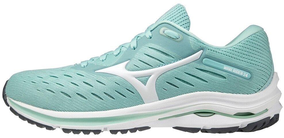 Maantee jooksujalatsid Mizuno Wave Rider 24 Eggshell Blue/White/Grayed Jade 38/5