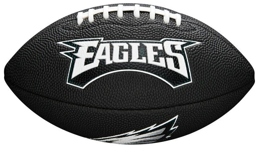 Americký futbal Wilson NFL Team Soft Touch Mini Philadelphia Eagles Black Americký futbal