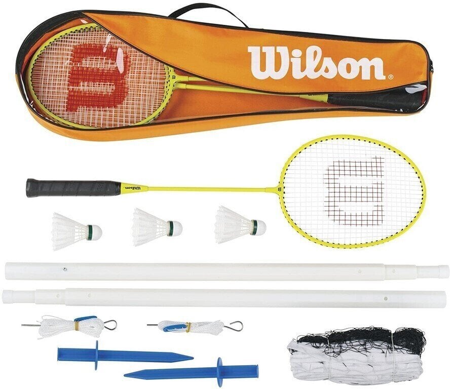Badmintonset Wilson Badminton Set Orange/Yellow L3 Badmintonset