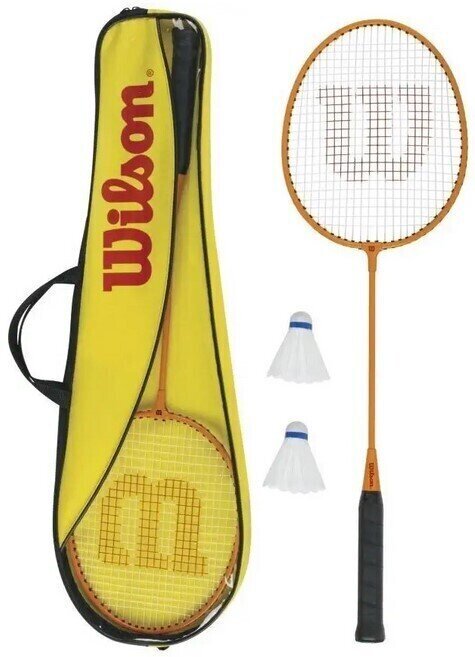 Комплект за бадминтон Wilson Badminton Gear Kit Oранжев L2 Комплект за бадминтон