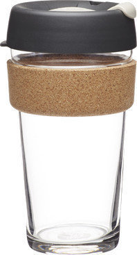 Copo ecológico, caneca térmica KeepCup Brew Cork Press L 454 ml Xícara