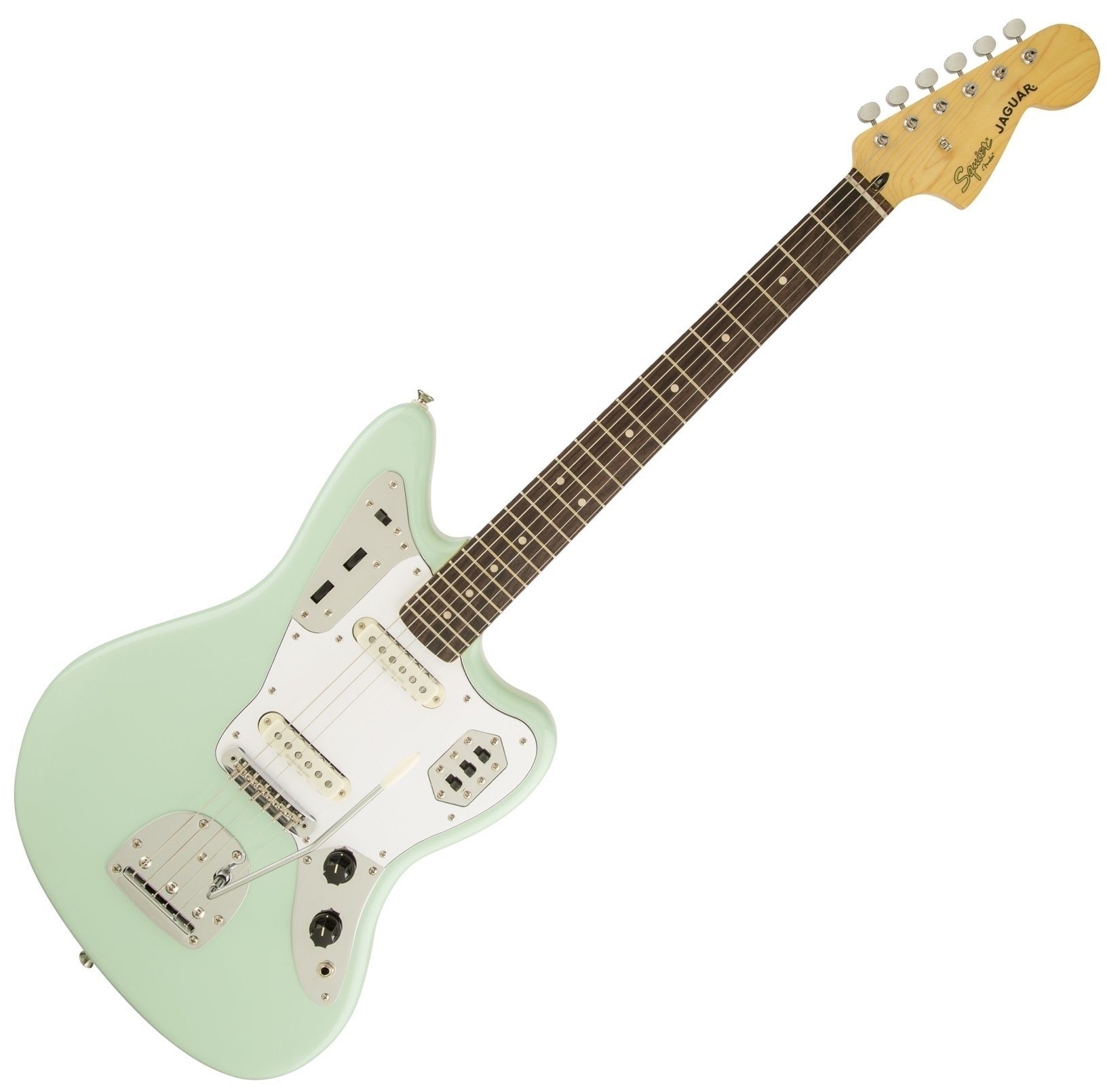 Electric guitar Fender Squier Vintage Modified Jaguar IL Surf Green