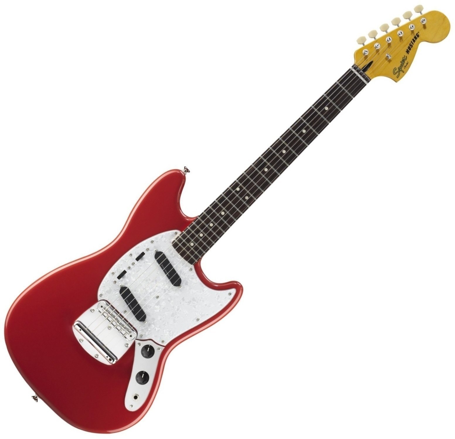 Electric guitar Fender Squier Vintage Modified Mustang IL Fiesta Red