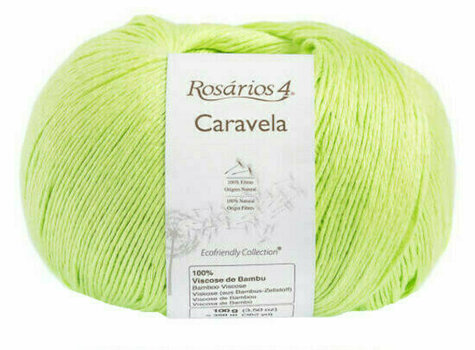 Knitting Yarn Rosários 4 Caravela 4 Light Lime - 1