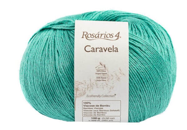 Плетива прежда Rosários 4 Caravela 8 Emerald