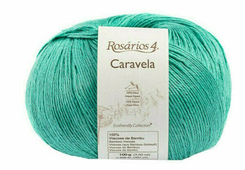 Knitting Yarn Rosários 4 Caravela 8 Emerald - 1