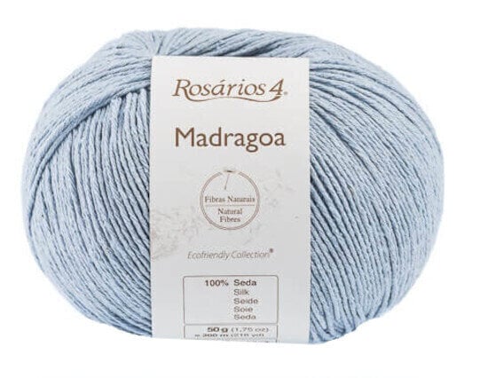 Fios para tricotar Rosários 4 Madragoa 19 Light Blue
