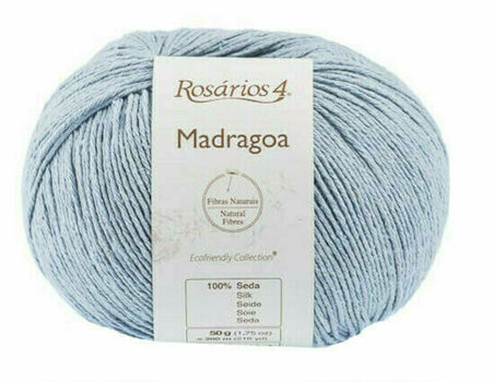 Fios para tricotar Rosários 4 Madragoa 19 Light Blue - 1